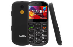 Sim Free Alba Big Button Mobile Phone - Black.